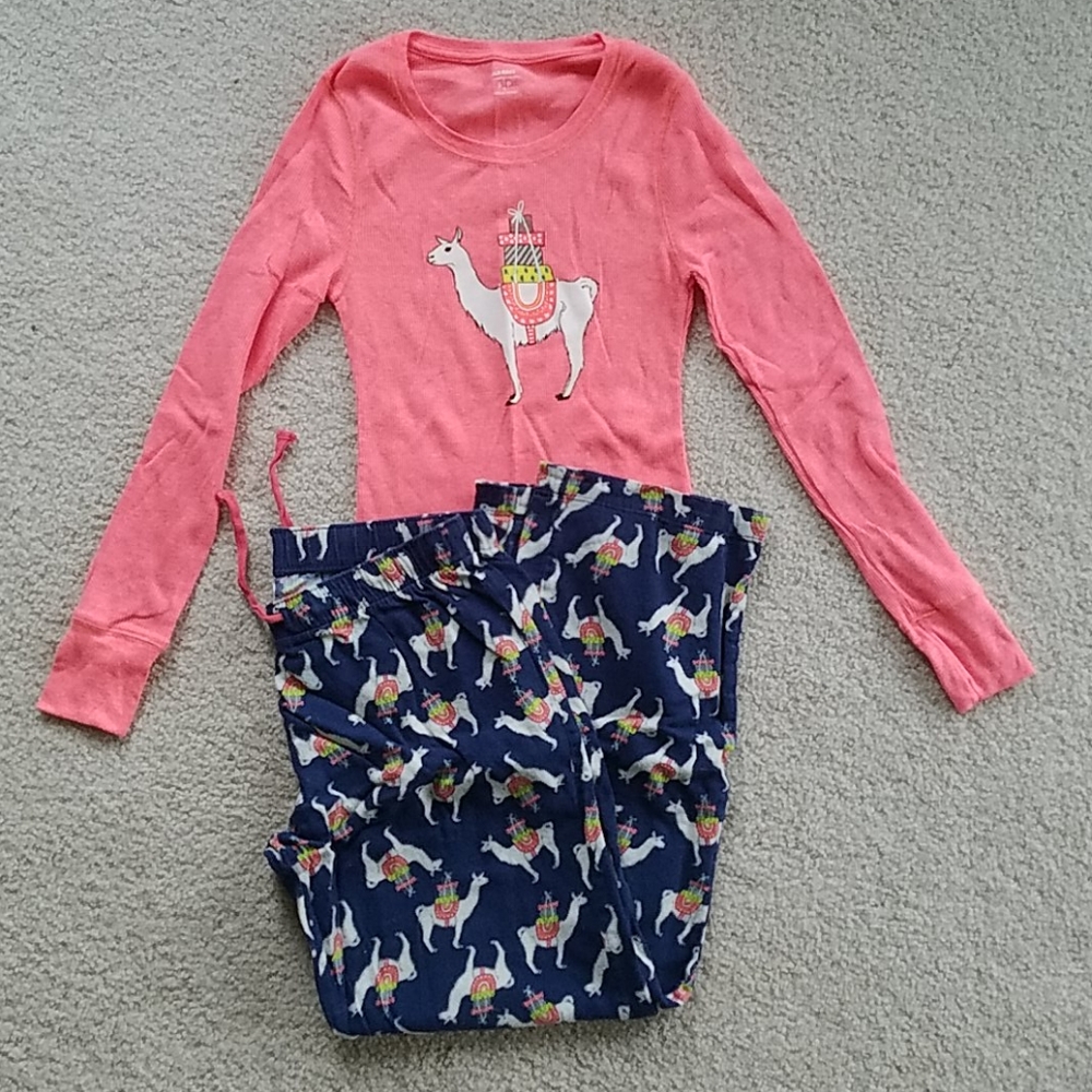 Old Navy Llama pj set